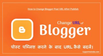 How to change blogger post URL after publish