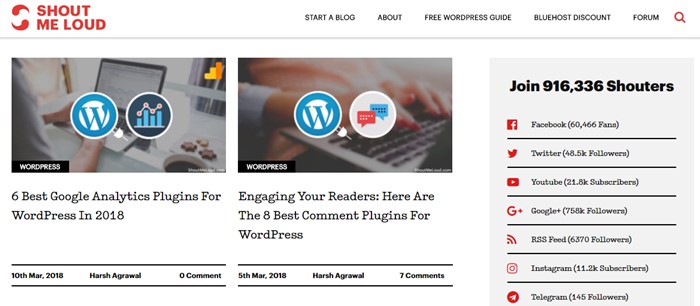 Learn WordPress with ShoutMeLoud