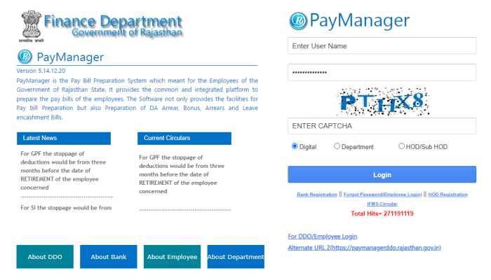 rajasthan paymanager